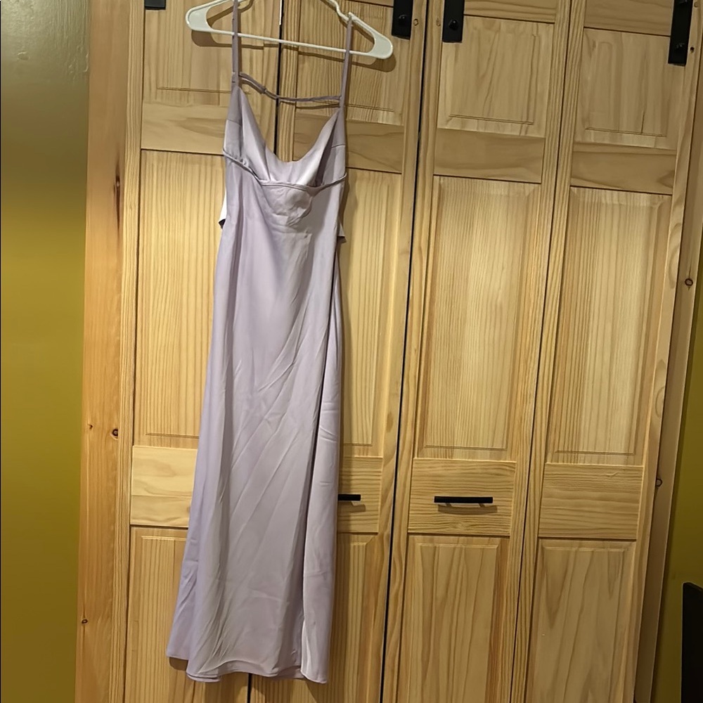 Elegant Lavender Slip Dress